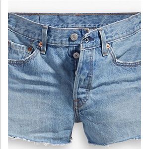 501 Medium Wash Denim Shorts